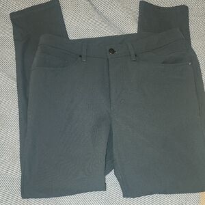 lululemon athletica Men's Straight 5 Pocket Jeans - Dark Green